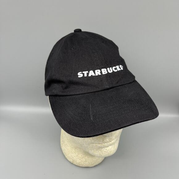 Starbucks‎ Hat Adult Employee Uniform Black Barista Coffee Shop - Picture 1 of 9
